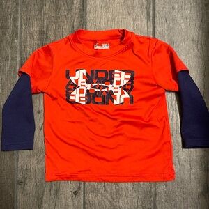 Boys 12 month Under Armour Toddler Dri-fit/thermal long sleeved shirt